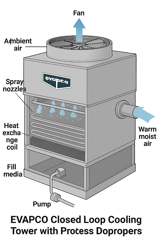 evapco closed loop cooling tower